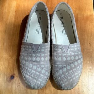 Toms Alpargata Rope Macadamia Global woven shoe